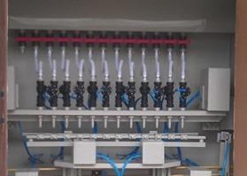 China AirTAC flüssige Wasser-Flaschen-Füllmaschine der Flaschen-Verpackungsmaschine-ZCG-12L zu verkaufen