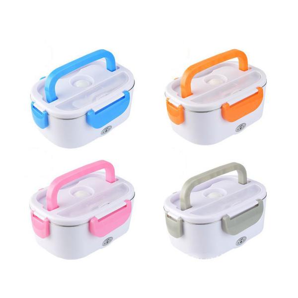 Quality 1.5L Capacity Stainless Steel Electric Food Warmer Lunch Box For Your On-the-Go Meals for sale