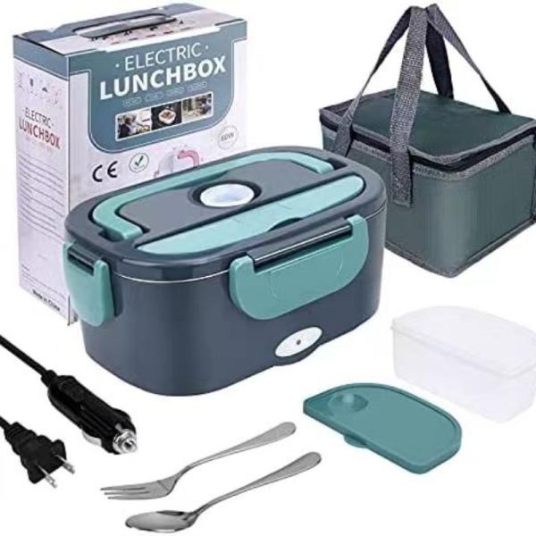 Quality 1.5L Capacity Stainless Steel Electric Food Warmer Lunch Box For Your On-the-Go for sale