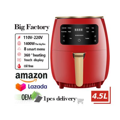 Quality One Touch Digital Control Air Fryer No Oil Needed Perfect for Party Plastic Home for sale