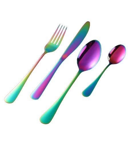 Quality Restaurant Cutlery Set Home Hotel 410 Stainless Steel Knife Fork Spoon for Steak for sale