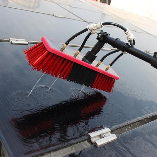 Quality Water Fed Pole Cleaning Brush for Long Handle Dust Removal Solar Panel Window for sale