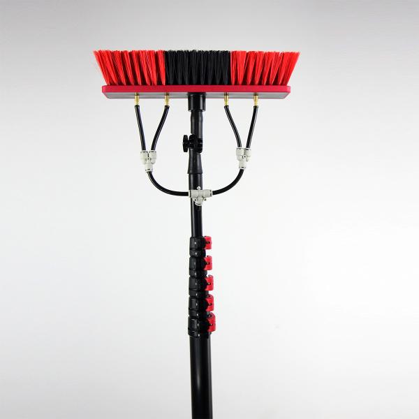 Quality Water Fed Pole Cleaning Brush for Long Handle Dust Removal Solar Panel Window for sale