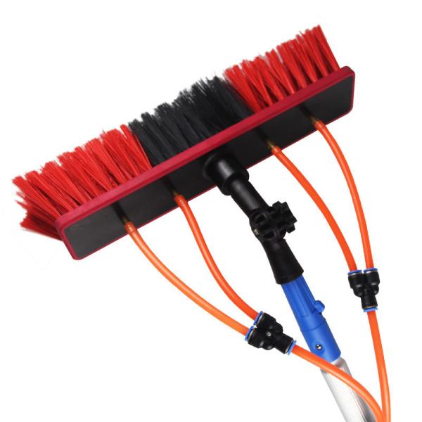 Quality Water Fed Pole Cleaning Brush for Long Handle Dust Removal Solar Panel Window for sale