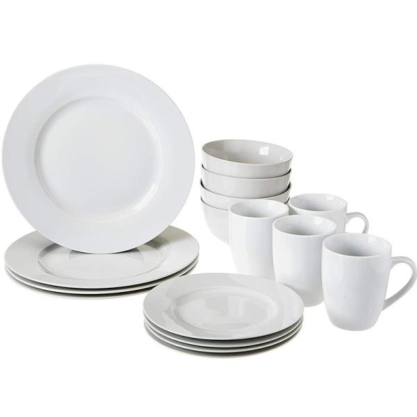 Quality Manufacture Round Dinner Table Set Fine Plates Set for White Bone Porcelain for sale