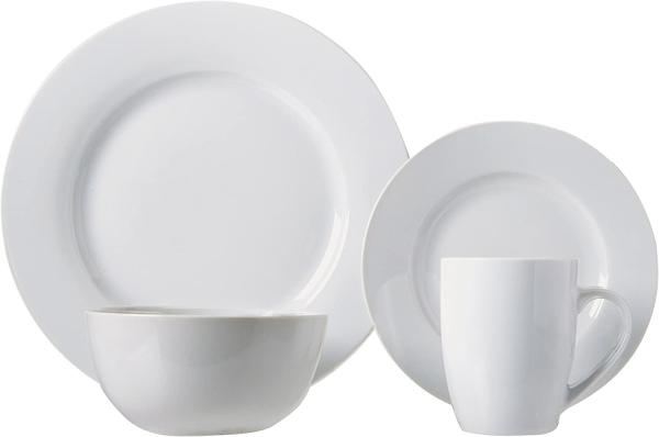 Quality Manufacture Round Dinner Table Set Fine Plates Set for White Bone Porcelain for sale