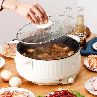 Quality Non-Stick Coating Home Electric Skillet Portable Electric Hot Pot for Household for sale