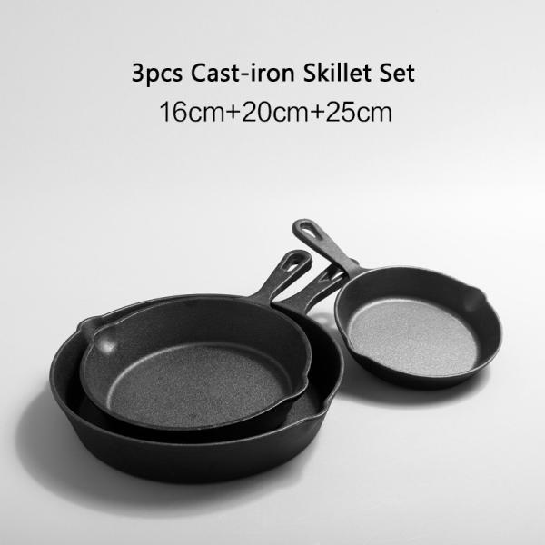 Quality Non-Stick Cast Iron Frying Pan Skillet for Hotel Restaurant Home CLASSIC Design for sale