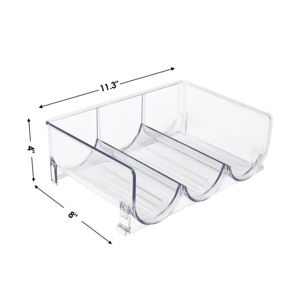 Quality Wine Holders Buckets Coolers Holders Type PET Wine Bottle Rack for Refrigerator for sale