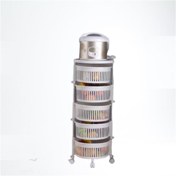 Quality Multifunctional Design PP Material Metal Rotating Kitchen Shelf Rack for Home for sale