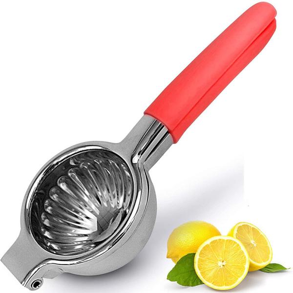 Quality Manual Lemon Citrus Press Juicer with Silicone Rubber Handle and Stainless Steel for sale