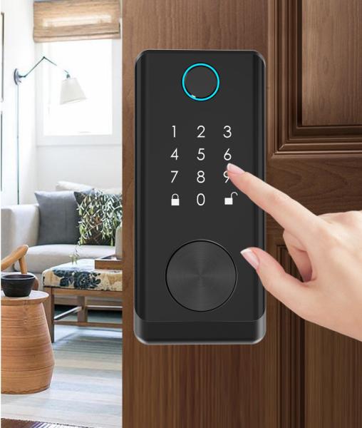 Quality Cerradura Inteligente Digital Lock Keyless Password Fingerprint Swipe Card Key for sale