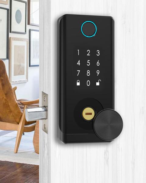 Quality Cerradura Inteligente Digital Lock Keyless Password Fingerprint Swipe Card Key for sale