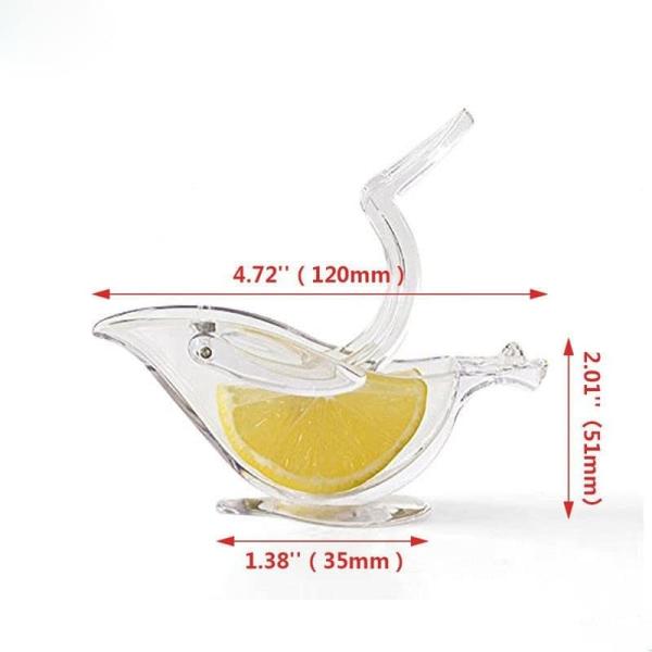 Quality Stocked Portable Transparent Acrylic Manual Fruit Lemon Juicer Hand Lemon for sale