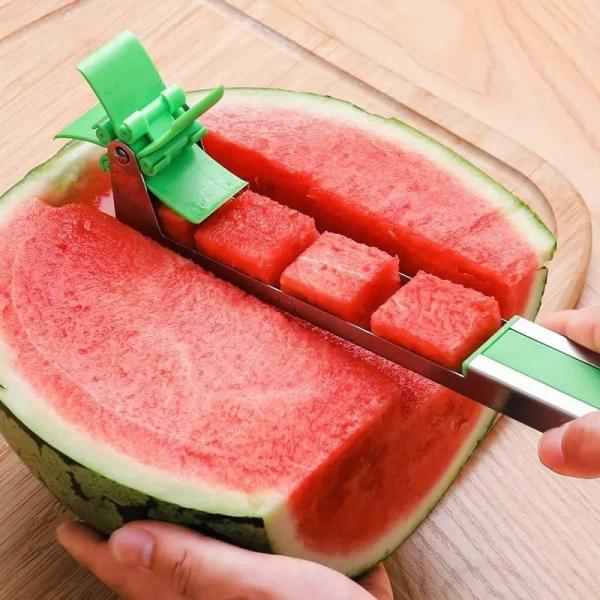 Quality Stocked Stainless Steel Watermelon Cutter Slicer Chopper for Refreshing Juice for sale