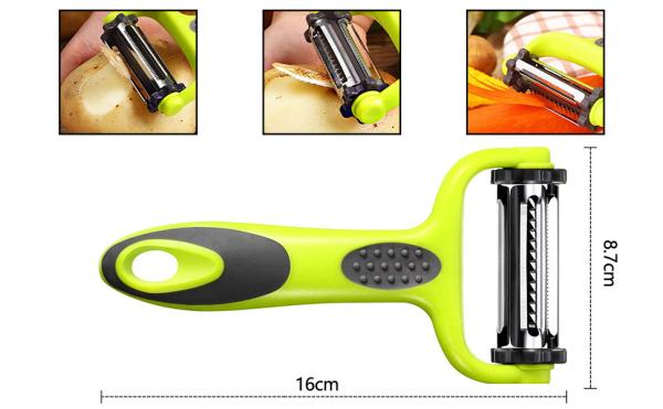 Quality Practical PP RUBBER Vegetable Peeler for Effortless Peeling of Fruits and for sale