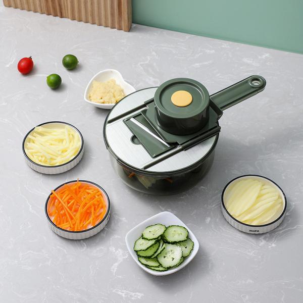 Quality 12 in 1 Multifunctional Manual Vegetable Cutter Slicer for Green Vegetables and for sale