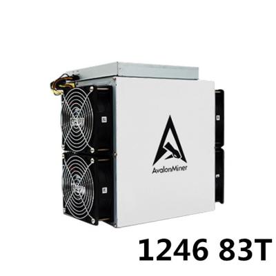 China 83TH Canaan Avalon Miner 1246 3400W SHA256d For BTC BSV BCH DGB for sale