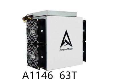 Chine 3192W Avalonminer 1146 pro BTC BCH BSV 63TH/S Avalon Canaan 1146 à vendre