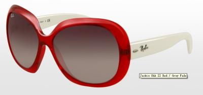 China Not Slip Red Nickel Titanium Frame Gray Fade Lens LAYBONE Jackie Ohh II RB4098 7408G for sale