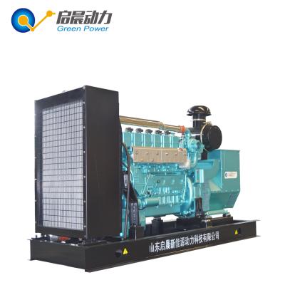 中国 50 / 60Hz Open Type Biogas Generator Sets Water Cooling 400kVA 販売のため