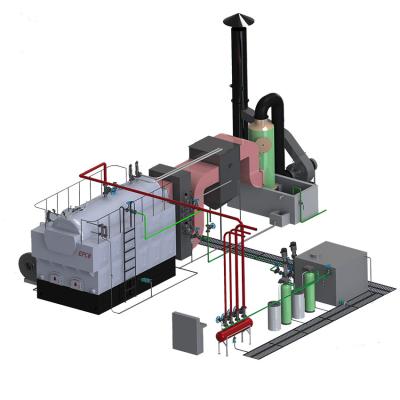 China Industrial 2T Biomass Fired Boiler Manual Operate Horizontal Structure for sale