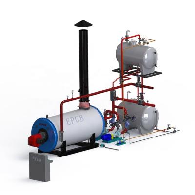 China Industrial Oil Gas Fired Thermal Oil Boilers Horizontal Style Low Pressure for sale