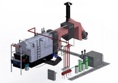 China Caldera de vapor encendida carbón industrial 1~20T/H para la fábrica de la materia textil en venta