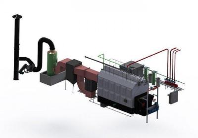 中国 2つのドラム移動可能なチェーン火格子が付いている石炭によって発射される水管ボイラー 販売のため