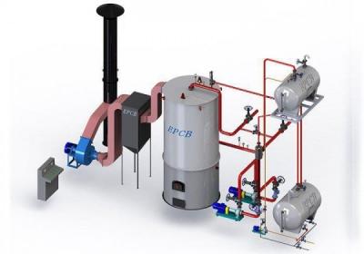 China Sistema termal encendido biomasa vertical de la caldera del aceite de la rejilla fija de EPCB en venta