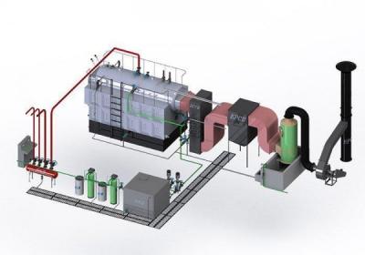 China Tambor horizontal encendido biomasa manual de la caldera de agua caliente de la rejilla fija solo en venta