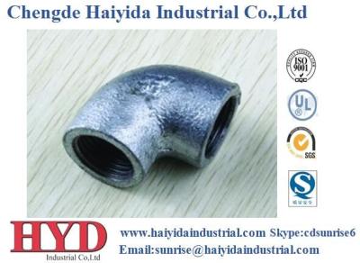 China ELBOW galvanized malleable iron pipe fitting cast iron UL factory for sale