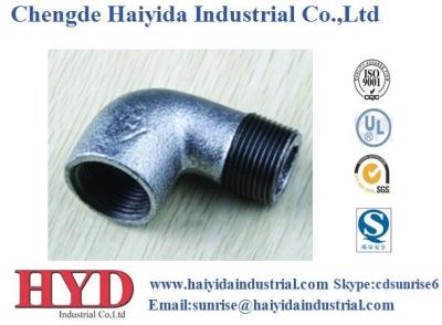 China street elbow coupling galvanized malleable iron pipe fitting cast iron UL factory for sale