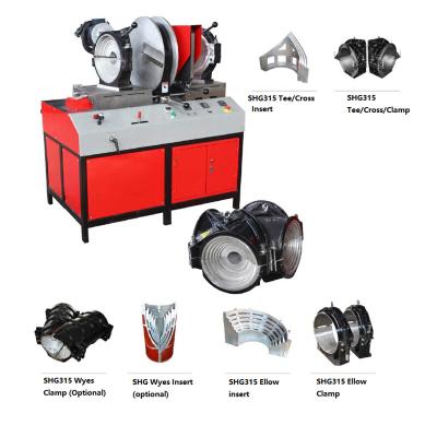 China Hdpe Fabrication Workshop Fitting Welding Machine Multi Angle for sale