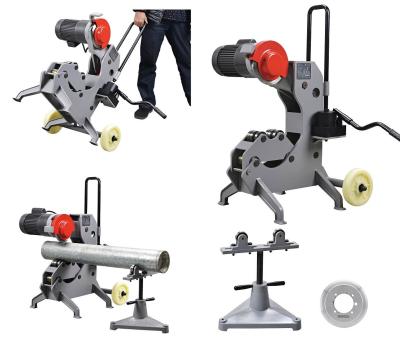 China HSS Cutting Blade Electric Pipe Cutters On Site Steel Pipe Cutters 23 Rotations/Min for sale
