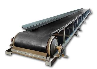 China Bulk Material Motorized Pulley Inclined Belt Conveyor Outdoor For Metallurgy Industry for sale