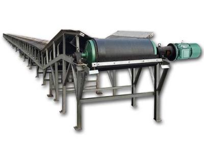 China Coal Powder Anti Static Powered Belt Conveyor High Adaptability Anti Skid Surface for sale