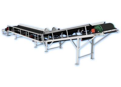 China Simple Inclined Belt Conveyor , Crushed Stone Easy Loading Heavy Duty Conveyor for sale