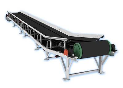 China Logistics Aggregate Inclined Belt Conveyor Transportation Machinery Various Size for sale