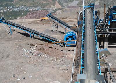 China Long Distance And Large Capacity 500 -1400 TPH Inclined Belt Conveyor Convenient Maintenance for sale