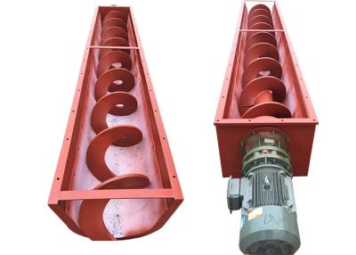 China Conveying Viscous Easy To Wind Materials U Trough Screw Conveyor Shaftless for sale