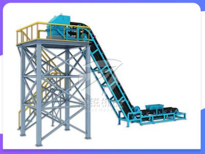 China Inclined Sidewall Stair EP Belt Conveyor Machine Custom Made Height for sale