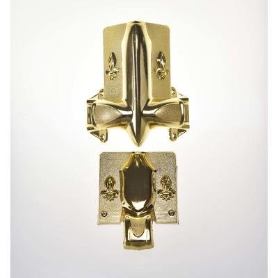 China Stationary Handle Casket Corners 2# Star Design For Metal / Wooden Casket for sale