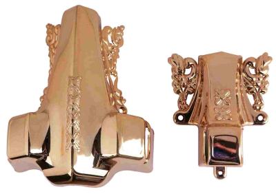 Chine Bronze professionnel de décoration de cercueil de Diy/couleur de cuivre avec la barre d'acier de 2pcs 2.02m à vendre