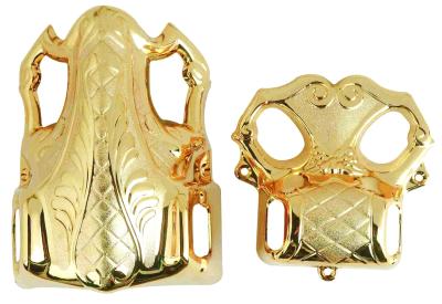 China Gold Plating Africa Style Coffin Corner , Casket Accessories PP / ABS Material for sale