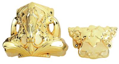 China O GV do material do ABS da cor do ouro do canto de caixão 24K do OEM/ODM/PP aprovou à venda