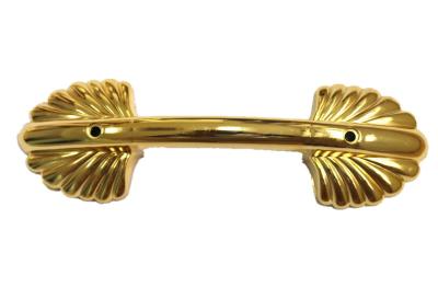 China 24K Gold Color Premium Coffin Fittings , Adult Style Casket Handle Hardware for sale