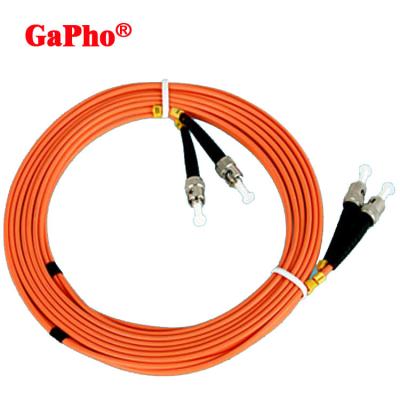 China Round Type Duplex Armored Optical Fiber Cable 2 Core LSZH TPU PVC Customized for sale
