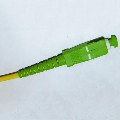 China SC Singlemode Multimode Fiber Optic Cable Connector Embedded Structure for sale