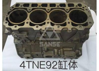 China Four Cylinder Engine Block 4TNE92 , PC40-5 Komatsu Excavator Parts for sale